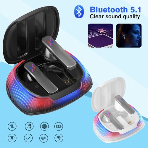 144 Auricolari Traduttore Lingua Wireless Bluetooth 5.0 Cuffie Conduzione Aria - Foto 2 di 19