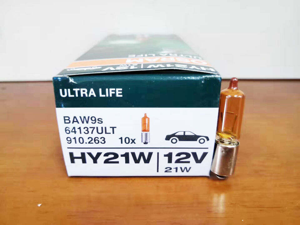 1pc osram 64137ULT HY21W 12V BAW9s ULTRA LIFE car turn light auto lamp ...