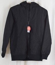 The Children's Place Kids Full Zip Hooded Jacket Black Size XL