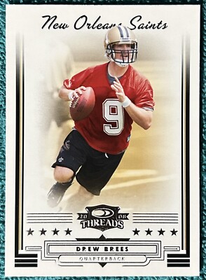2006 Donruss Threads #74 Drew Brees New Orleans Saints D1