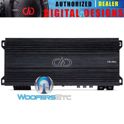 DD AUDIO D5.350 5-CHANNEL 910W RMS COMPONENT SPEAKERS SUBWOOFER AMPLIFIER NEW
