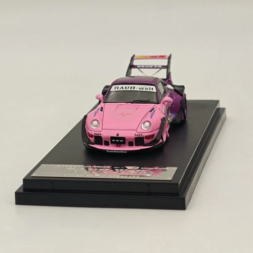 SW 1:64 Dragon Ball RWB 993 911 Racing Sport Modell Diecast Metall Auto pink - Bild 3 von 7