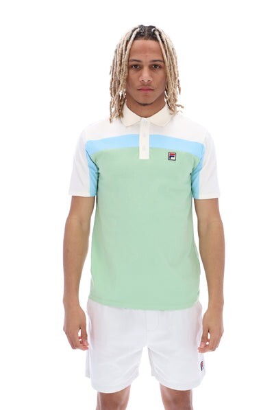 Polo Shirt Fila Uomo Cotone T Shirt Golf Vintage Maniche Corta Top Tennis Kaiser