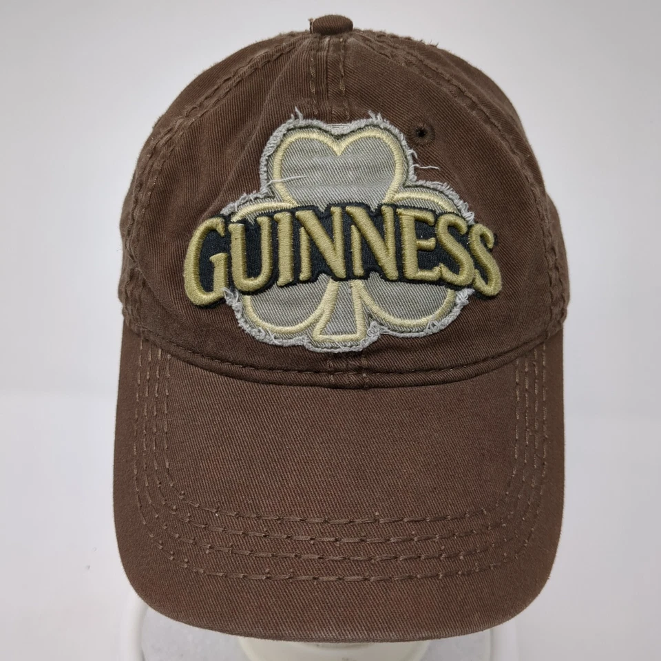 Sombrero Guinness Slideback Marrón Talla Única Ajustable Bordado 6 Paneles Algodón Foto 2 de 4