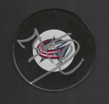 Marc Denis Signed Columbus Blue Jackets Puck