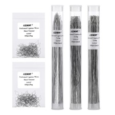 AZDENT Dental Ortho Wires Preformed Ligature Ties Long Short Twist 100pcs/Pack