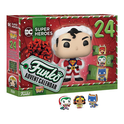 Funko Adventskalender DC Comic Superman Batman Joker & mehr 24 Tage Weihnachten