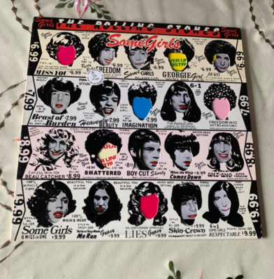 Rolling Stones SOME GIRLS LP COC39108  I-SLEEVE DIE CUT 2nd Version VG+/EX-/EX-