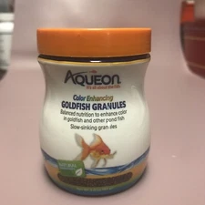 Aqueon Color Enhancing Goldfish Granules 3 oz (2-Pack) - EXP 06/2025