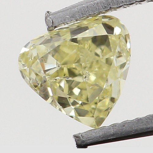 Natural Loose Diamond Yellow Color Heart Clarity SI1 3.00 MM 0.14 Ct L6478 - Picture 9 of 10