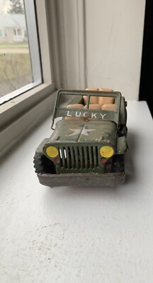 Jeep Ford Willys Miniature JRD – Jouet En Tôle Vintage