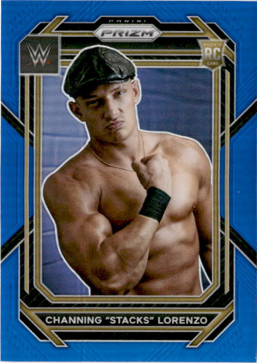 2023 Panini Prizm WWE #113 Channing Lorenzo /199 Blue
