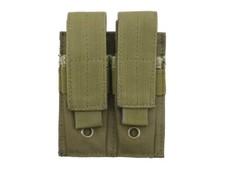 MOLLE Double Pistol Doppel Pistolen Pouch Magazintasche Oliv OD 9mm Airsoft Army