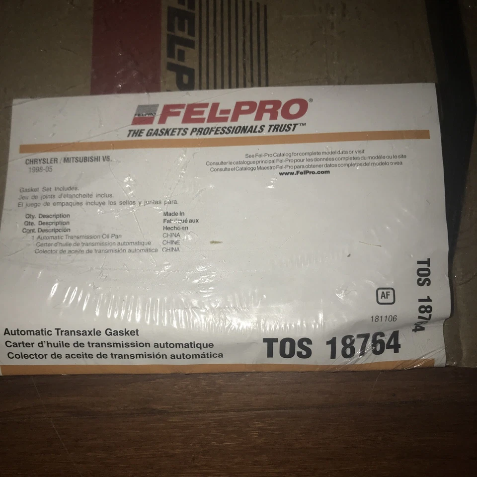 Прокладка поддона масла коробки передач для Dodge Durango 2013 года - Изображение 3 из 3