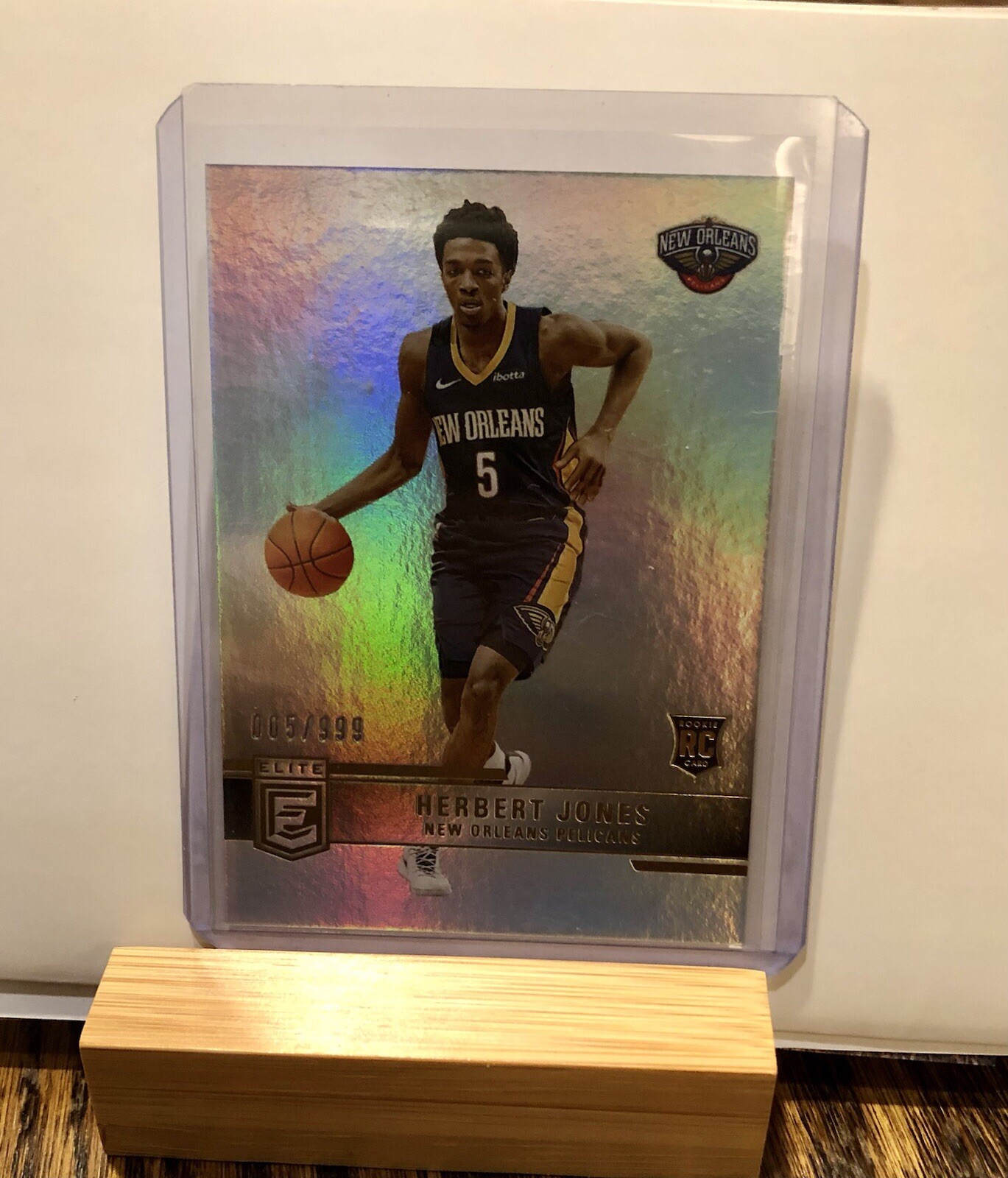 2021-22 Donruss Elite Herbert Jones #/999 Rookie Card Pelicans