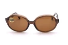 Sunglasses Vintage Acetate Oval Grey Cut WBK Lenses Unbranded D14