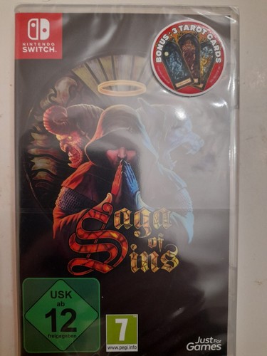 Saga Of Sins +BonusCards Switch EU Game In EN FR DE ES IT PT NEW Action Adventure 3700664531045