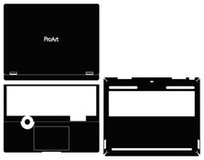 Carbon Vinyl Laptop Sticker Skin Decals Protector for ASUS ProArt 16 H7604J 2023