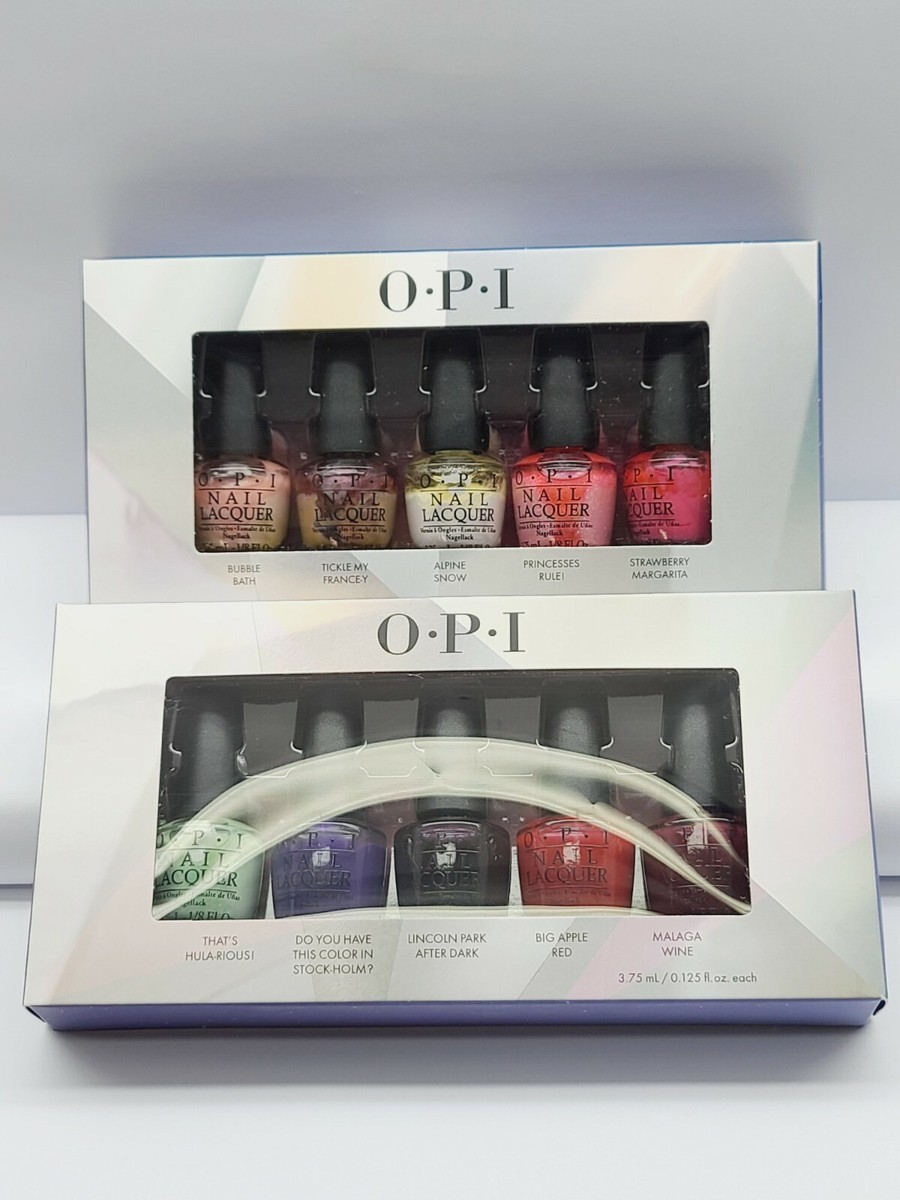 OPI MINI Nail Lacquer Kit ALL STARS Collection -5pcs x 1/8oz | eBay