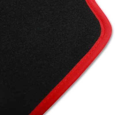 Set Tappetini Auto Per Seat Inca (1995-2003) – 2 Pezzi Antracite Con Bordo Marrone – Alpha-Tex Antiscivolo - 4