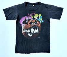 Camisa De Colección Space Jam Para Hombres Monstars Mediana Desteñida 1997 Warner Bros Freeze