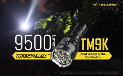 Nitecore TM9K 9500ルーメン 懐中電灯 Nitecore TM9K 9500 Lumen USB-C Rechargeable LED Flashlight with