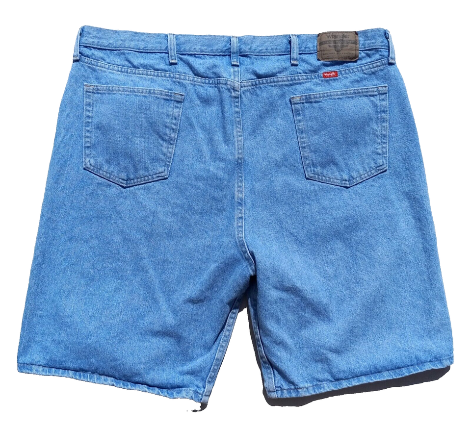 Wrangler Relaxed Fit 100 Cotton Blue Denim Shorts Men's Size 44 x 10 eBay