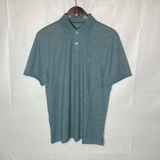 Tommy Bahama Men  s Size S Hydro Blue Collared Polo Shirt