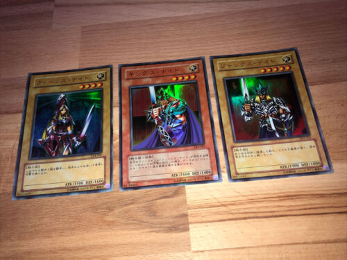 Queen's, Jack's & King's Knight LE4-001 002 003 Japanese Yugioh Card - Picture 1 of 2