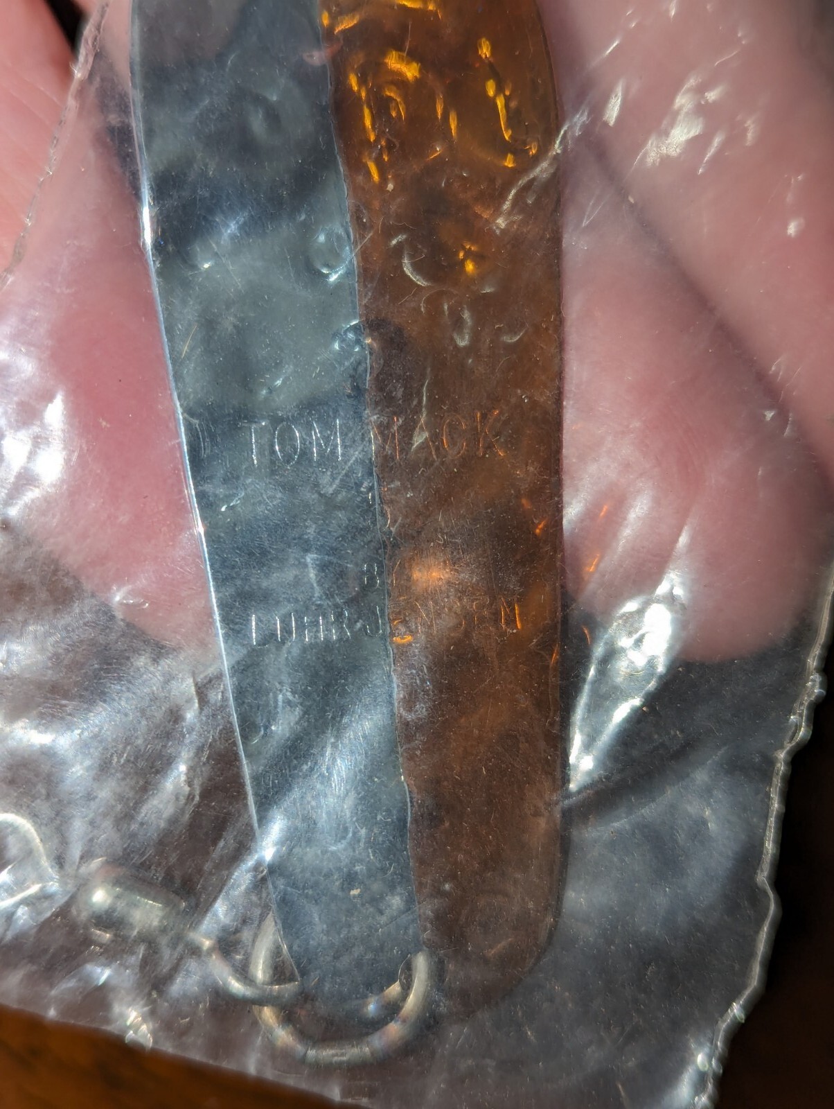 Lot of 4 NEW Vintage Trolling LURES 5 & 1 1/2 Tom Mack Fishing Spoons