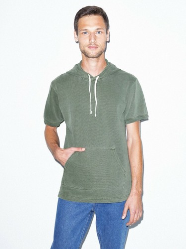 american apparel short sleeve hoodie