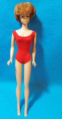 VINTAGE Ginger Redhead Bubble Cut Barbie Doll  With Midge Barbie Body 1960 Japan