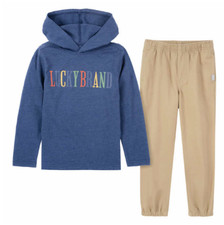 NEW Lucky Brand Boy's Long Sleeve 2 Piece Set Size 3T
