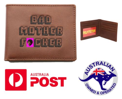 PULP FICTION Wallet Official Licensed MADE IN USA BMF Bad Mother F*cker Leather - Picture 3 of 5