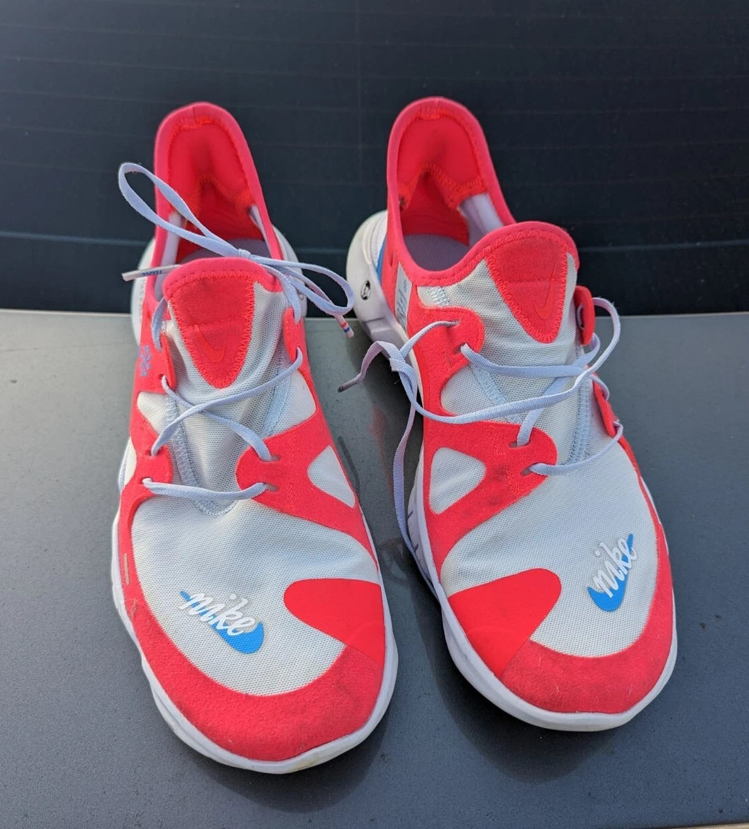 2019 Nike Free RN 5.0 GS Red Orbit Blue Hero SZ US Women s Size 10 CJ7203 600