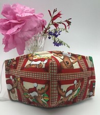 NEW CHRISTMAS Cloth Face Covering Cover Mask 100 Cotton Washable PM2.5 Filter