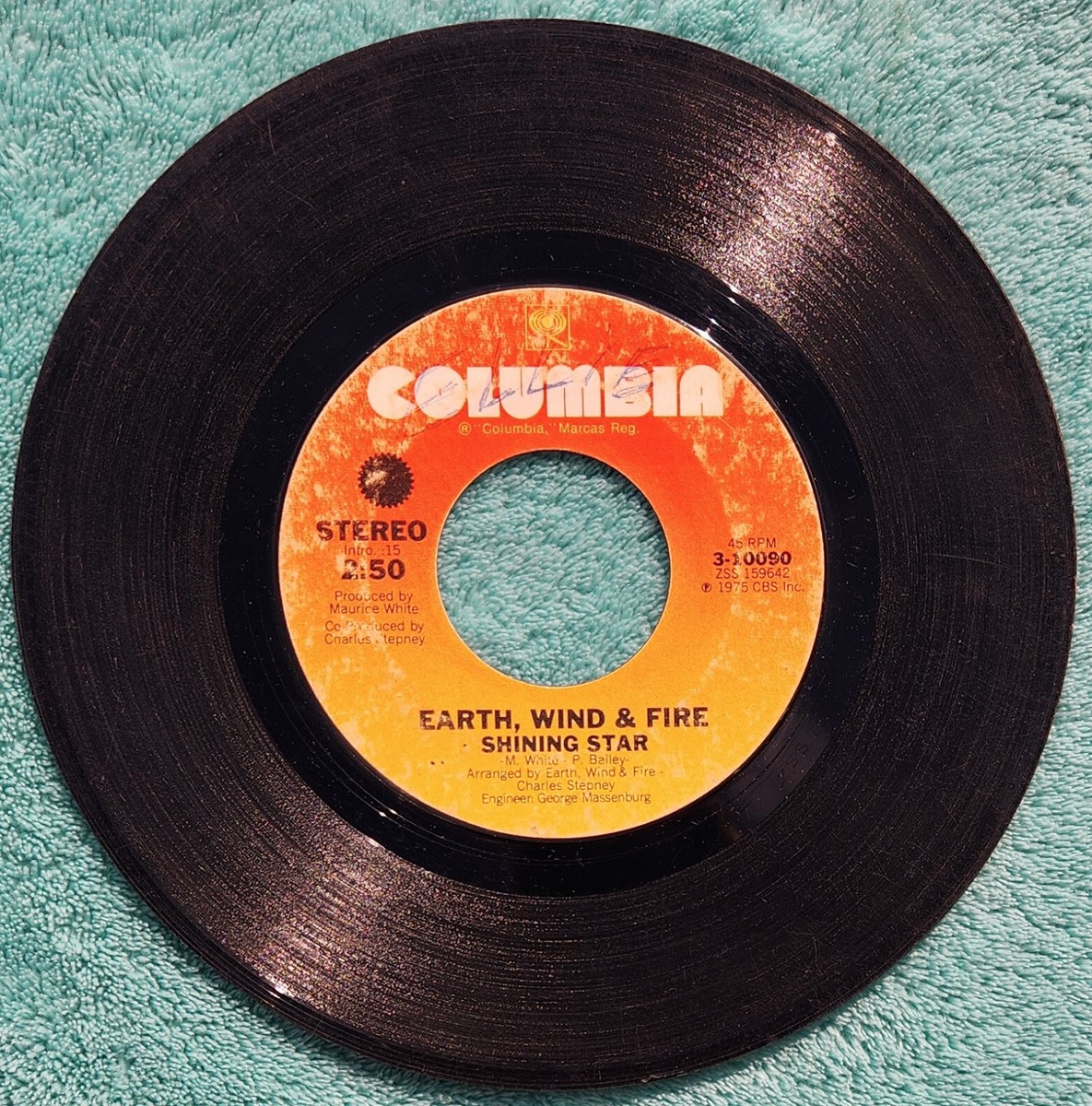 Earth, Wind & Fire Shining Star B/W Yearnin' Learnin' 1975 Vinyl