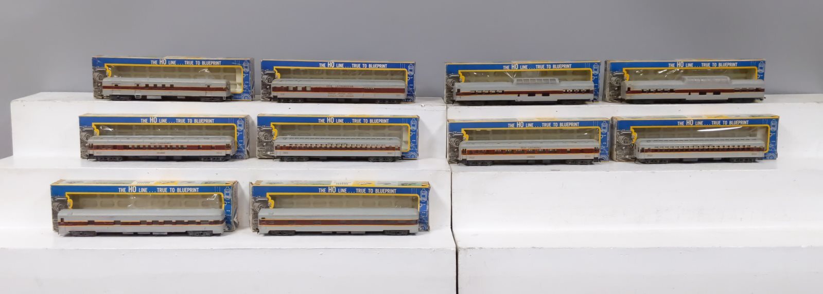 AHM HO Scale Erie Lackawanna Passenger Cars [10] Custom/Box eBay