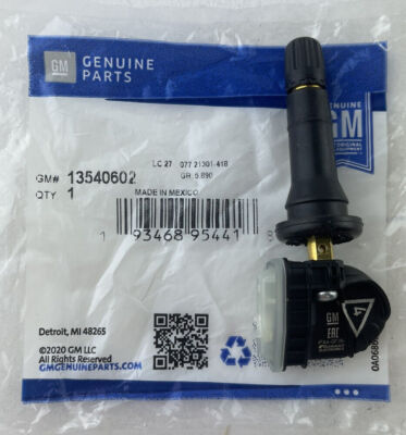 #ad NEW GM Tire Pressure Monitoring System Sensor OEM GM Part 13540602 Free Shipping $27.74