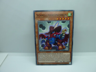 Yu-Gi-Oh Karte - Schnellziehsynchron - Maschine / Empfänger Effekt - Yugioh Neu