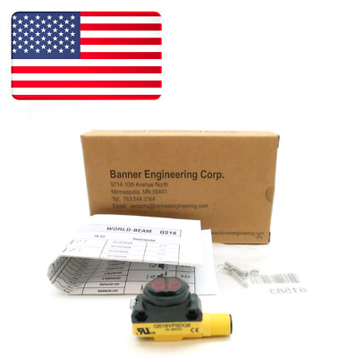 BANNER QS18VP6DQ8 All Purpose Photoelectric Sensor 10-30 VDC. 66460 - US Stock