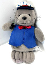Coke Coca-Cola Seal Beanie Plush in Delivery Uniform Vintage 1998 PRE-OWNED