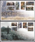 NEW ZEALAND 2002 Lord of the Rings: Two Towers, Set of 6 and 6 S/A’s FDC’s