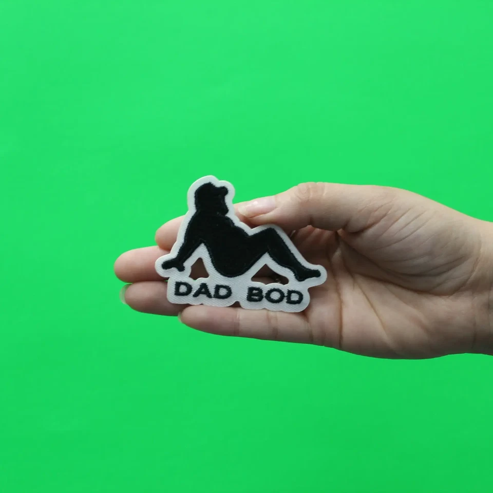 Dad Bod Patch Sexy Parody Embroidered Iron On - Image 2 of 2