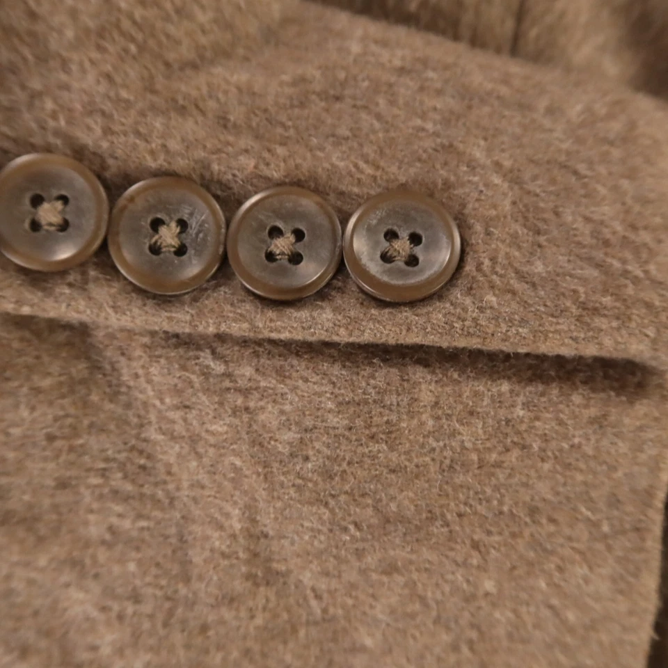 Chaqueta de Franela de Colección M Marrón Lana Cachemira Cepillado Mármol Blazers 40R Foto 4 de 4