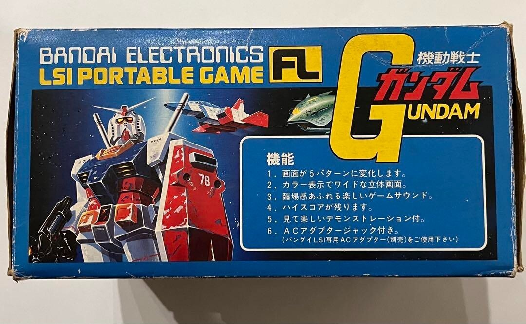 BANDAI FL MOBILE SUIT GUNDAM LSIゲーム BANDAI FL MOBILE SUIT GUNDAM LSI Portable Game Retro Vintage