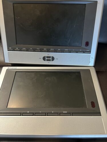 Polaroid Portable DVD Player Two 7" Screen PDM-2727 Travel Car - Picture 3 of 6