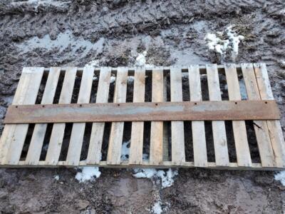 AM Western 49066 Extra Thick Cutting Edge 6.5' Straight Blade 78''L x1/2''W x6''H