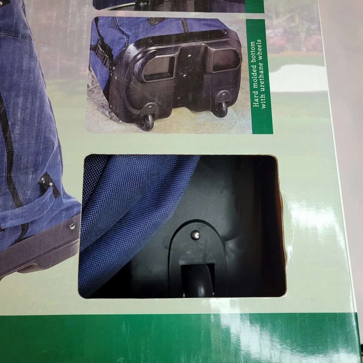 INGEAR Golf Bag Travel Cover with Wheels Navy Blue NEW