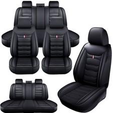 For Toyota Rav4 Full Set Car Seat Cover Pu Leather Front Rear Cushion Protectors